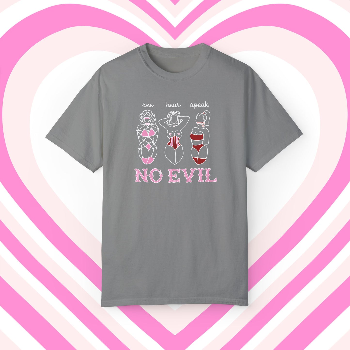 "No Evil" Short Sleeve Tee