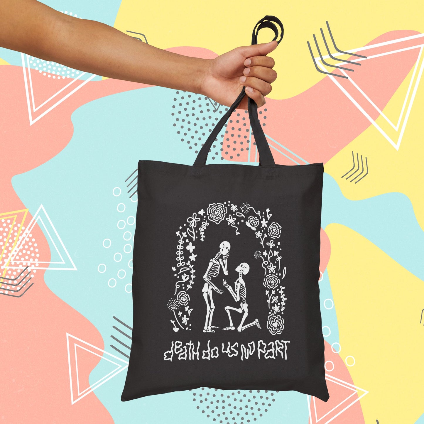 "Death Do Us No Part" Tote Bag